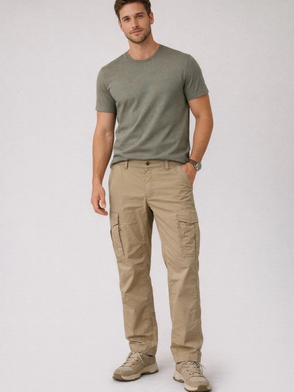 NWOT Alaskan Hardgear Duluth Trading Co Men's Stretch Khaki Cargo Pants